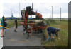 Mainmast - Converting the log. Setting up for the first cut