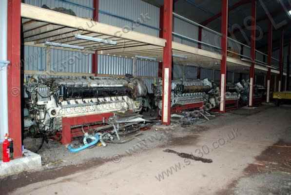 S130 Donor Boat - Stowing the MB518 schnellboot engines