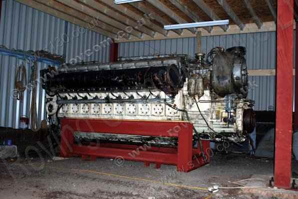 S130 Donor Boat - Stowing the MB518 schnellboot engines