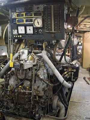 S130 Donor Boat - Engine room inspection