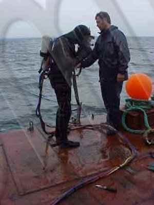 Schnellboot diving operations in Denmark