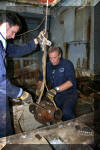 Removing the shaft couplings