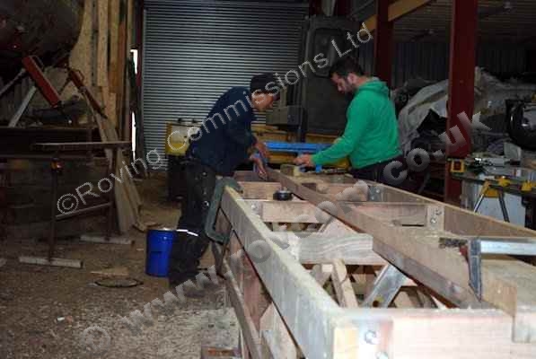 S130 - Constructing the shaft log boring table