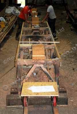 S130 - Constructing the shaft log boring table