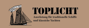 Welcome to TOPLICHT! Equipment for traditional boats and classical yachts. Shipyard supplies. We offer nearly 10000 items of equipment for classical ships ...