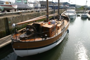 Antares - Launched after a major reffit including new traditional laid deck